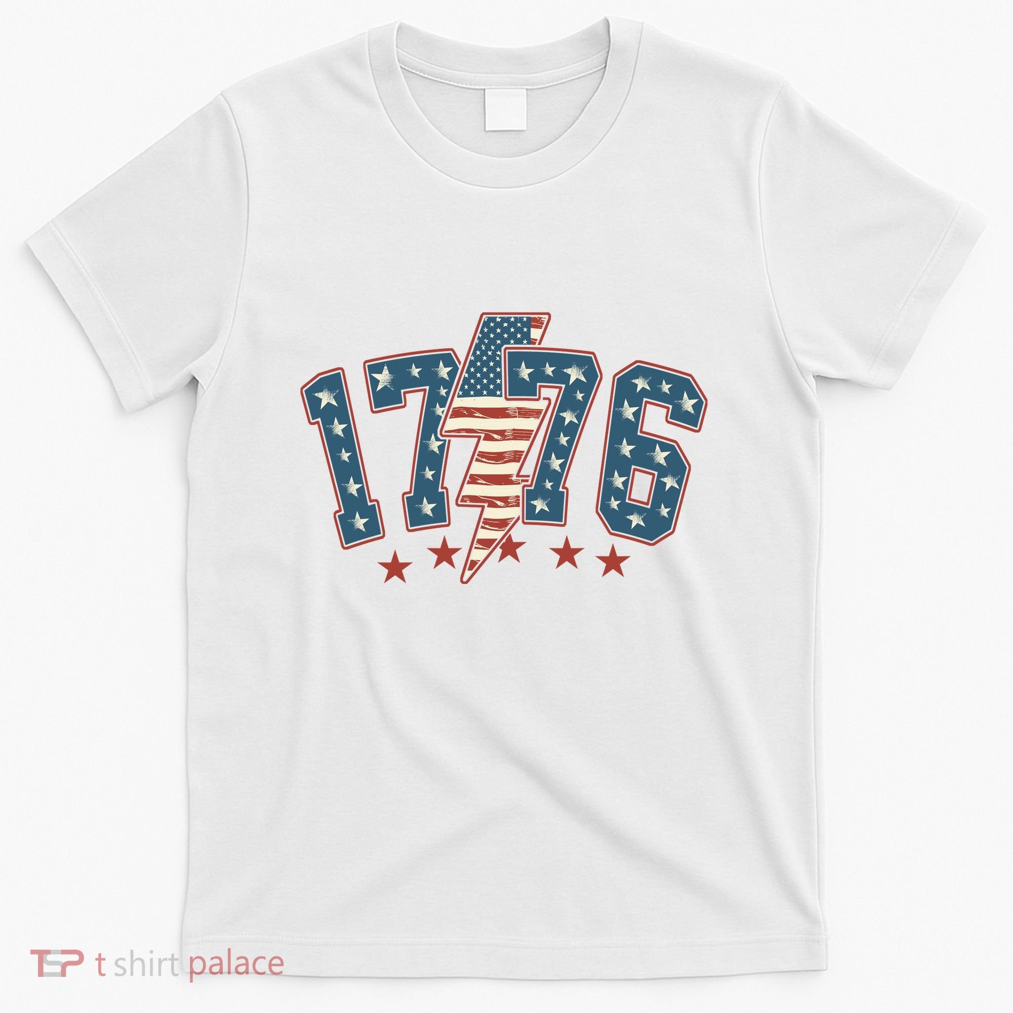1776 Patriotic Vintage Style Usa 4th Of July T-Shirt