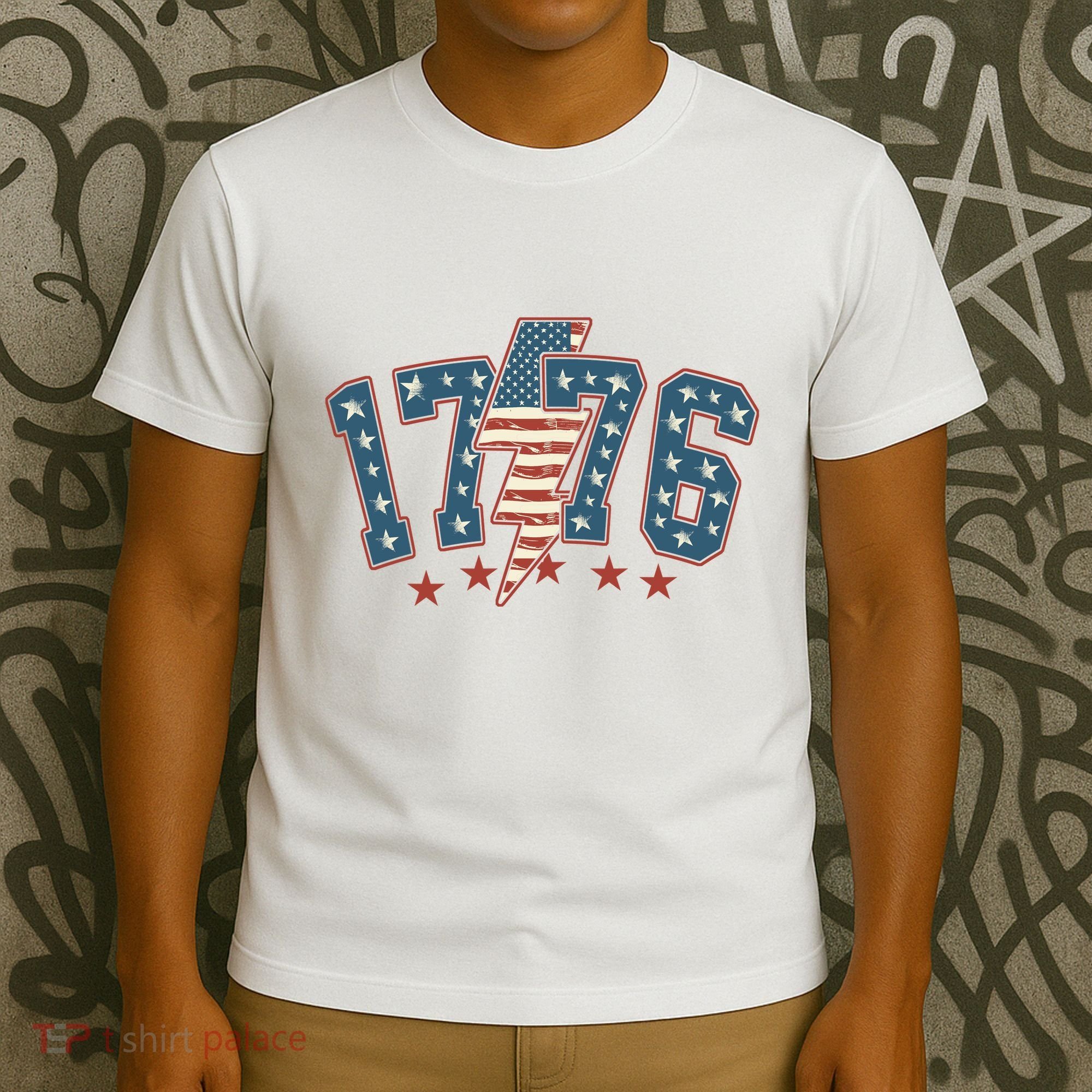 1776 Patriotic Vintage Style Usa 4th Of July T-Shirt
