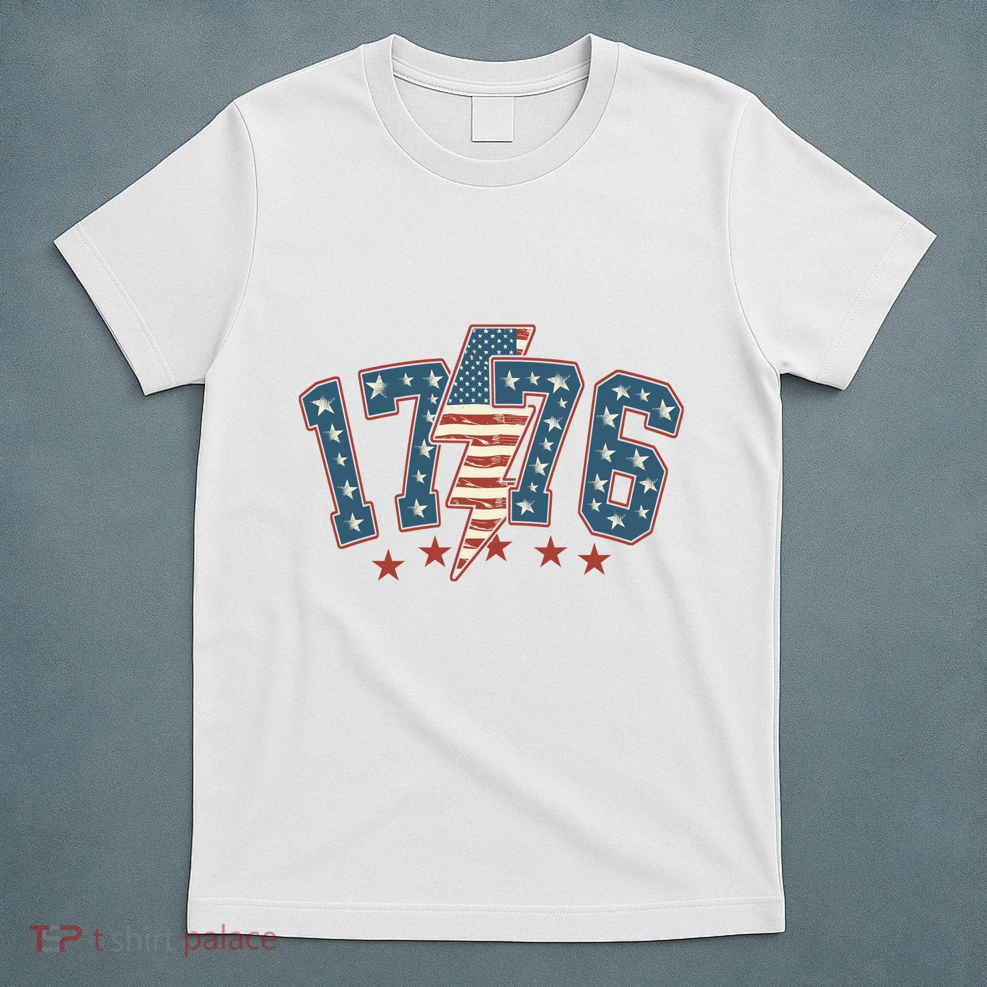 1776 Patriotic Vintage Style Usa 4th Of July T-Shirt