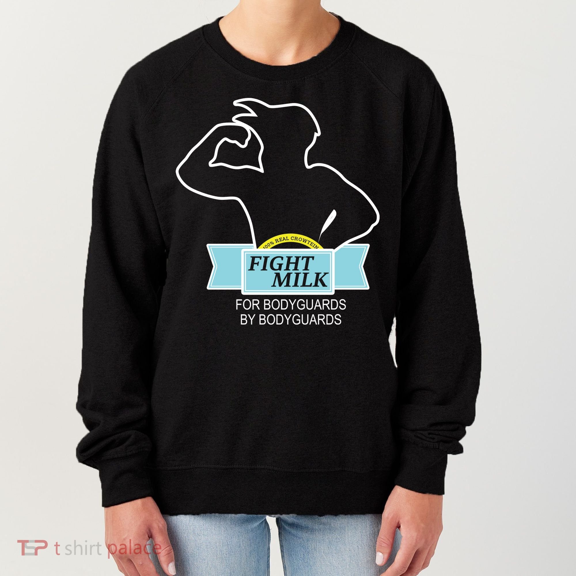 100% Real Crowtein Fight Milk Shirt Women's Sweatshirt