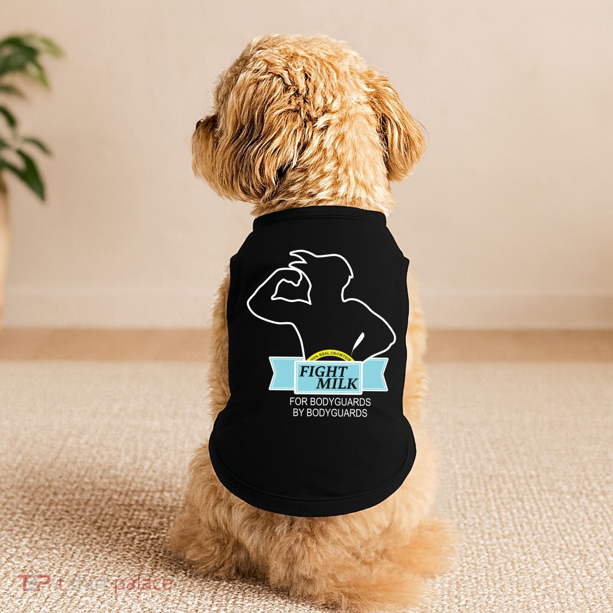 100% Real Crowtein Fight Milk Shirt Doggie Tank