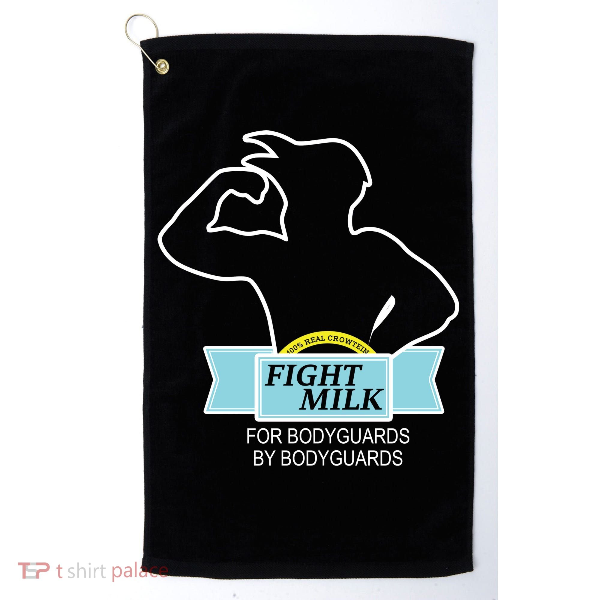 100% Real Crowtein Fight Milk Shirt Golf Towel