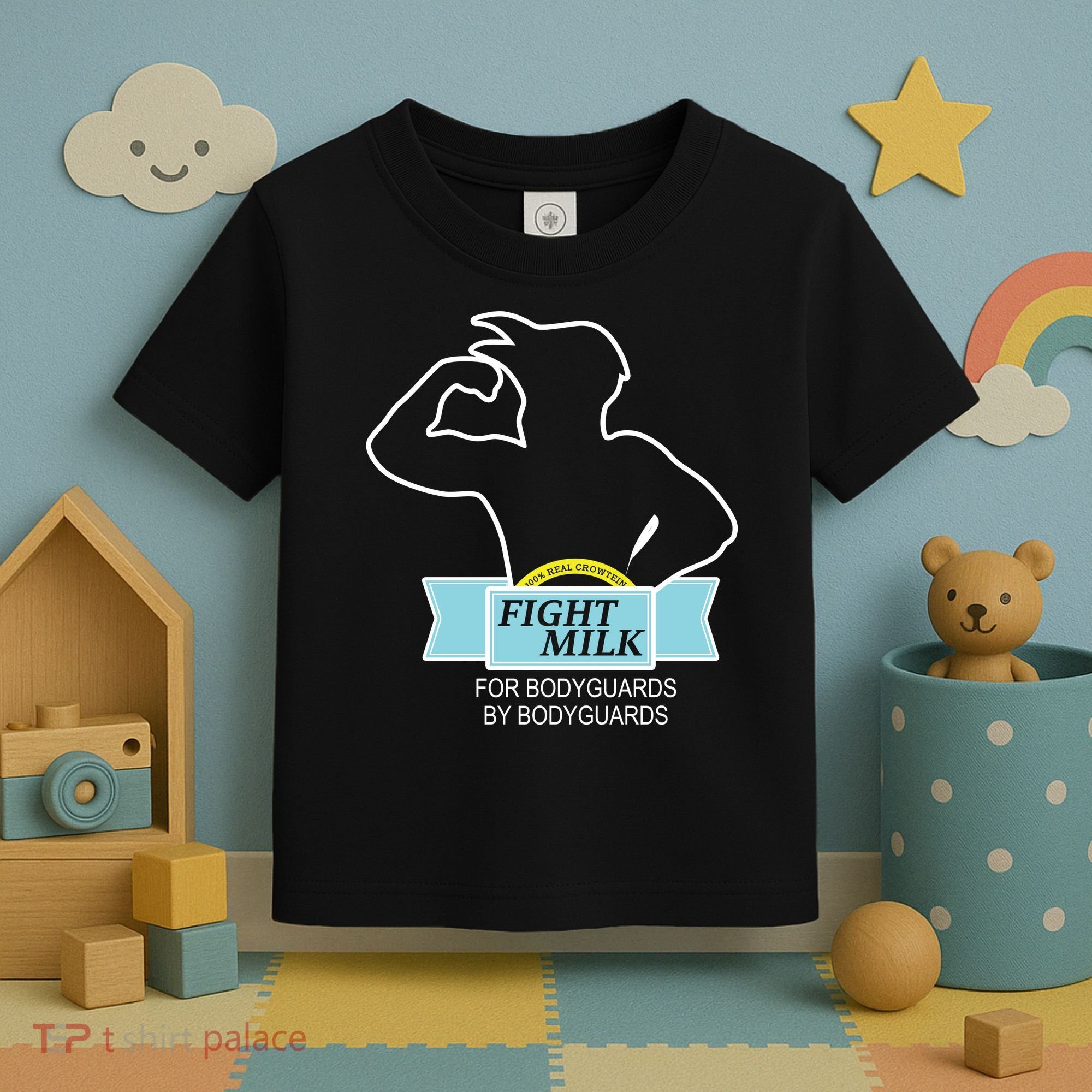 100% Real Crowtein Fight Milk Shirt Toddler T-Shirt