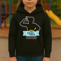 100% Real Crowtein Fight Milk Shirt Kids Hoodie thumb 3