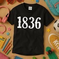 1836 Republic Of Texas Revolution Independence Kids T-Shirt thumb 3