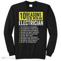 10 Reasons To Be With An Electrician Electricians Sweatshirt thumb 0