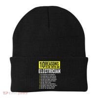 10 Reasons To Be With An Electrician Electricians Beanie thumb 0