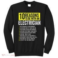 10 Reasons To Be With An Electrician Electricians Sweatshirt thumb 0