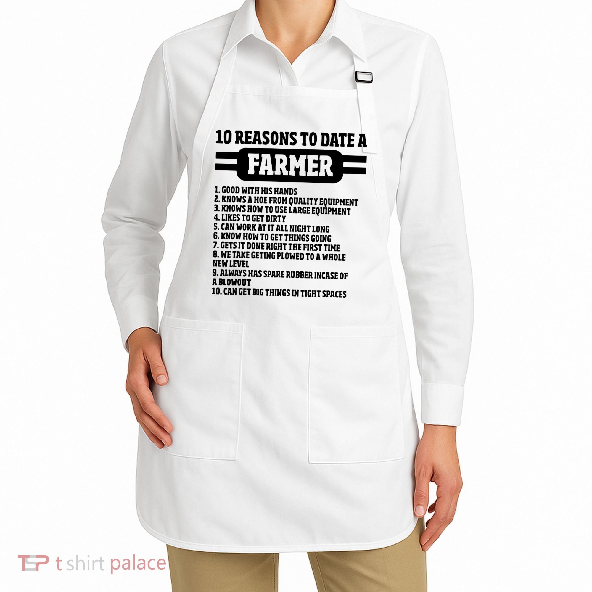 10 Reasons To Date A Farmer Funny Farming Humor For Men Apron