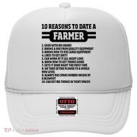 10 Reasons To Date A Farmer Funny Farming Humor For Men Hat thumb 0