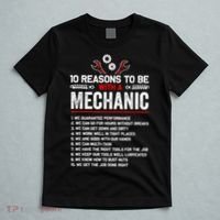 10 Reasons To Be With A Mechanic For Men Car Mechanics T-Shirt thumb 5