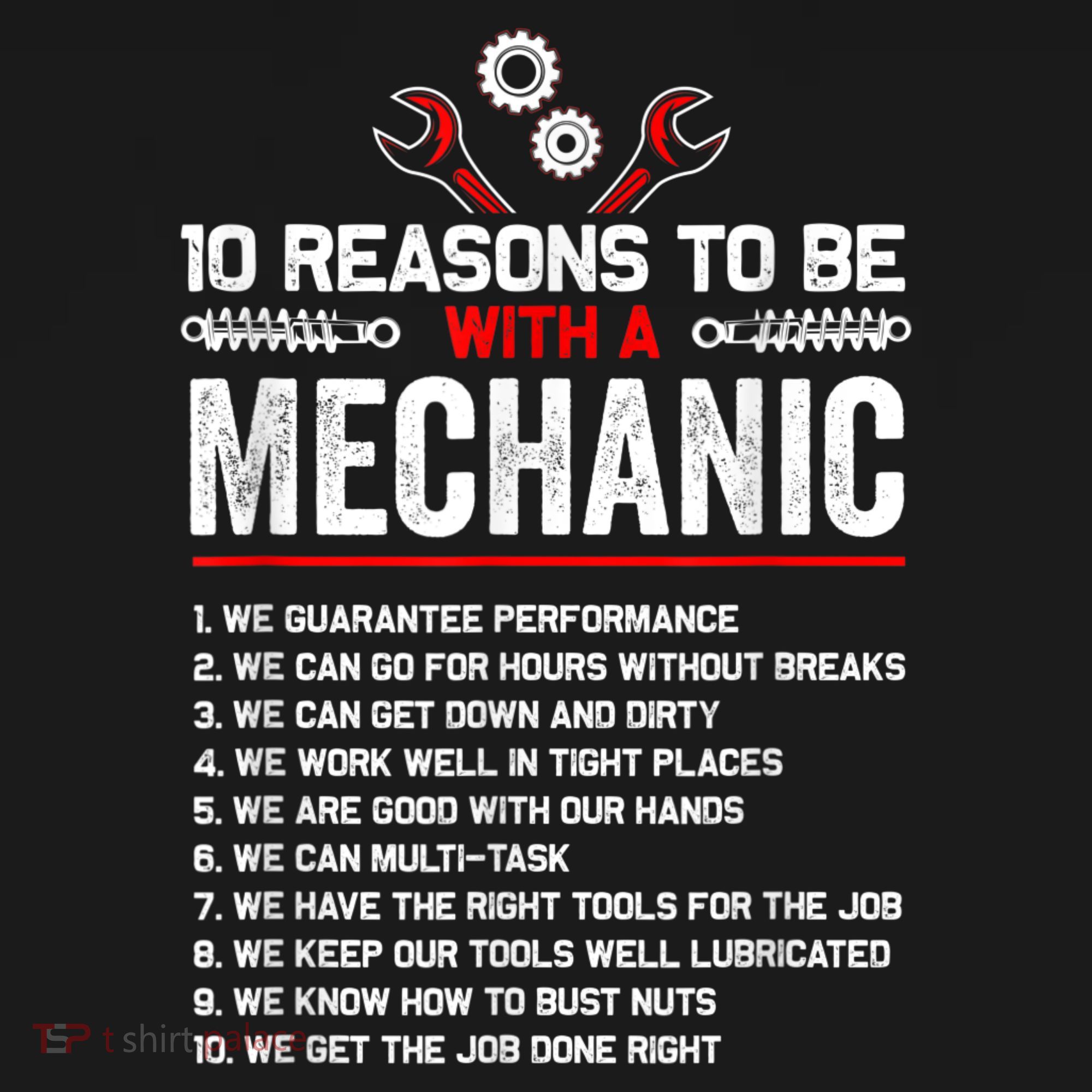 10 Reasons To Be With A Mechanic For Men Car Mechanics Mousepad