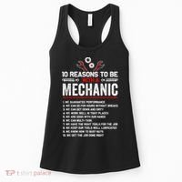 10 Reasons To Be With A Mechanic For Men Car Mechanics Women's Tank Top thumb 0