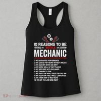 10 Reasons To Be With A Mechanic For Men Car Mechanics Women's Tank Top thumb 3