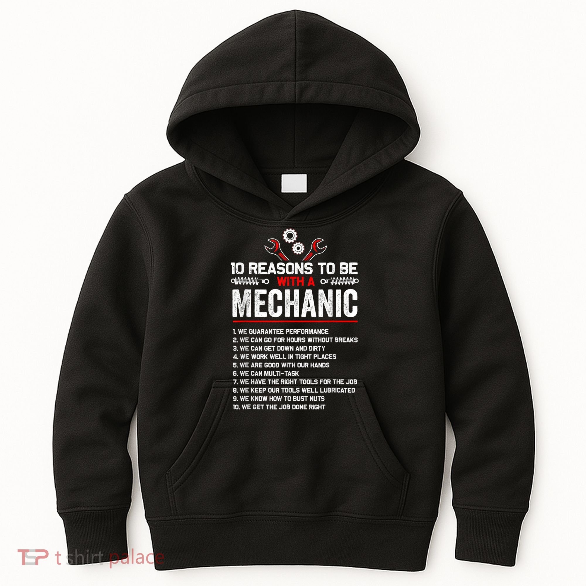 10 Reasons To Be With A Mechanic For Men Car Mechanics Kids Hoodie