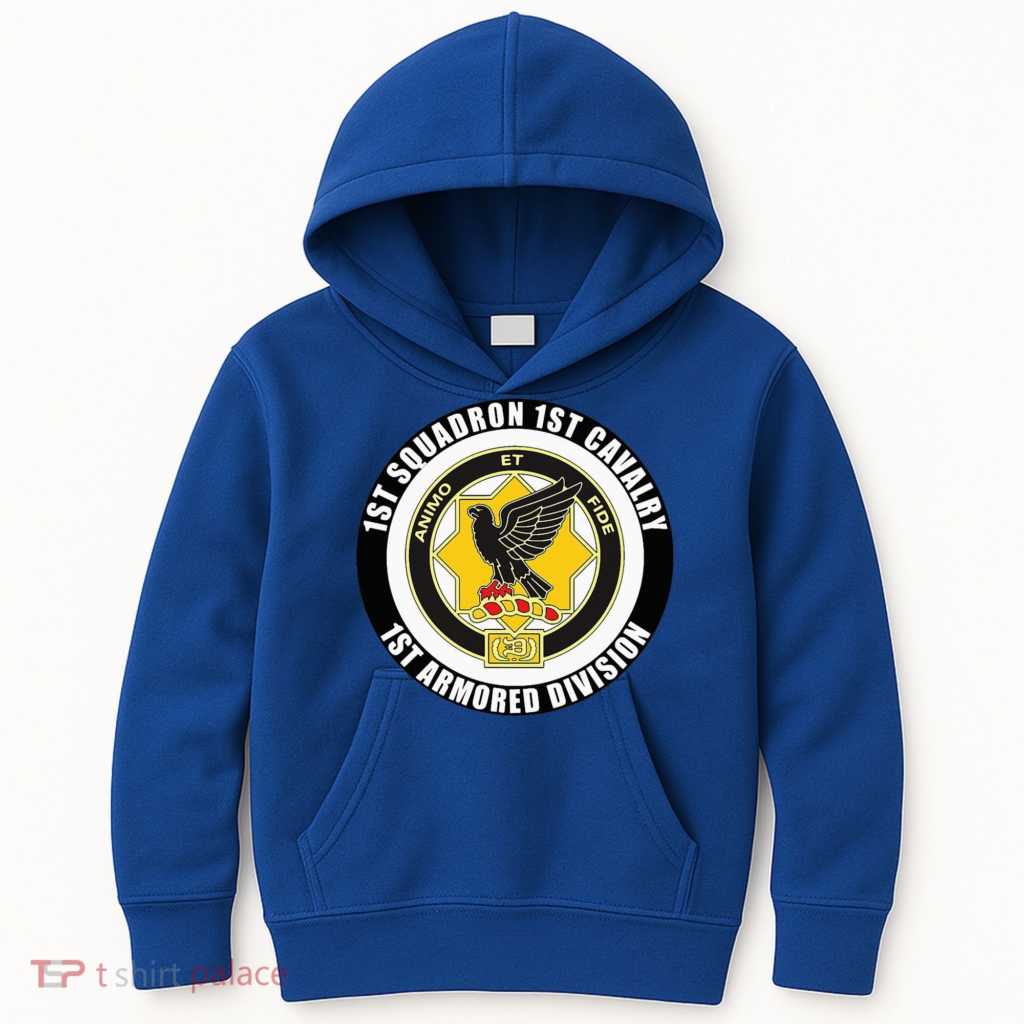 1st Squadron 1st Cavalry 1st Armored Division Kids Hoodie