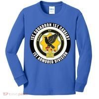 1st Squadron 1st Cavalry 1st Armored Division Kids Long Sleeve Shirt thumb 0