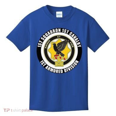 1st Squadron 1st Cavalry 1st Armored Division Kids T-Shirt