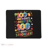 100 Smart 100 Stronger Happy 100th Day Of School Celebration Mousepad thumb 0