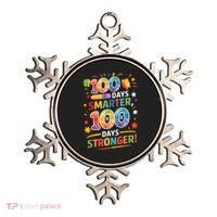 100 Smart 100 Stronger Happy 100th Day Of School Celebration Ornament thumb 0