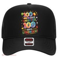 100 Smart 100 Stronger Happy 100th Day Of School Celebration Hat thumb 0