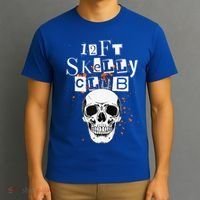 12Ft Skeleton Club Halloween T-Shirt thumb 3