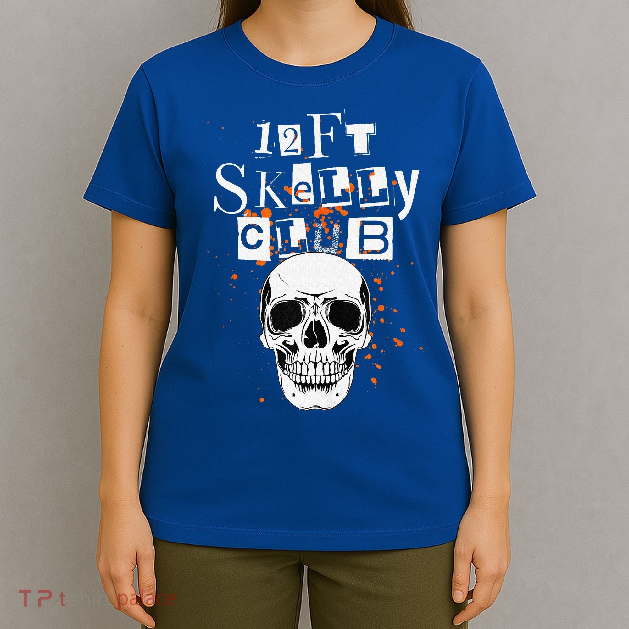 12Ft Skeleton Club Halloween T-Shirt