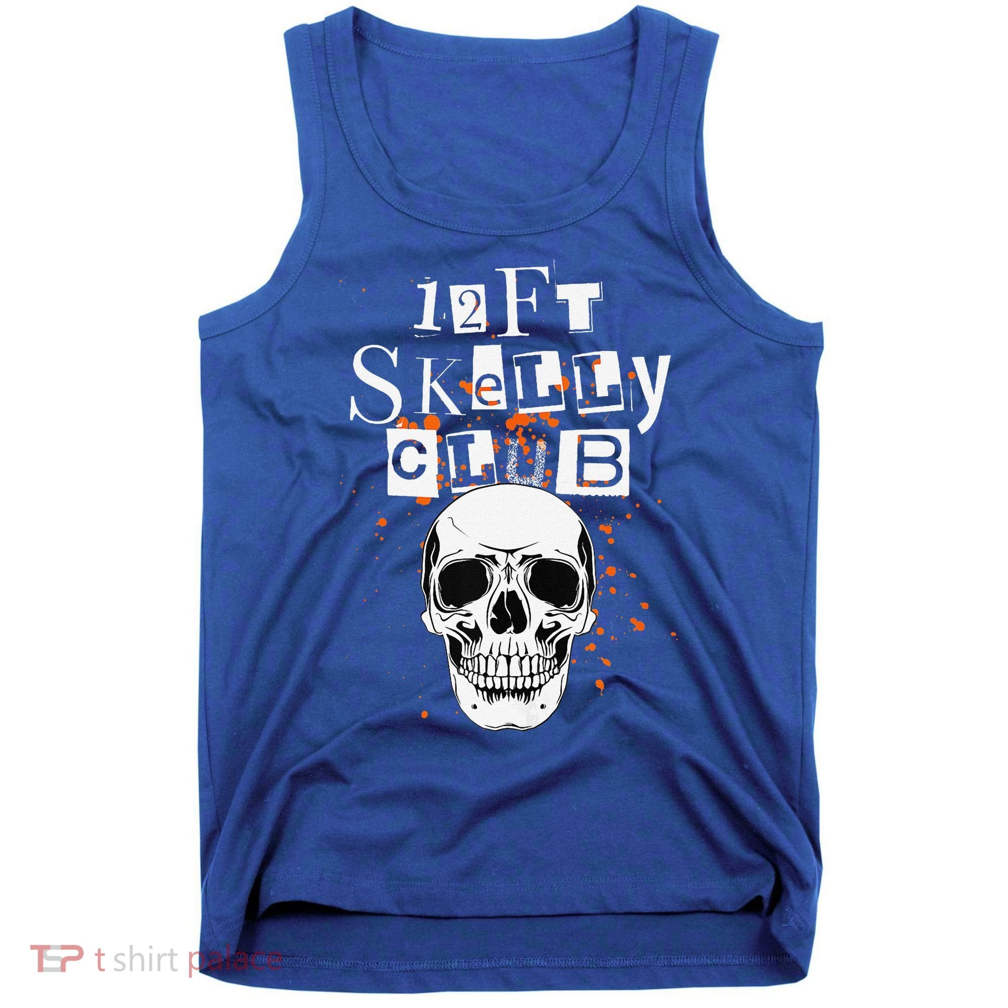 12Ft Skeleton Club Halloween Tank Top
