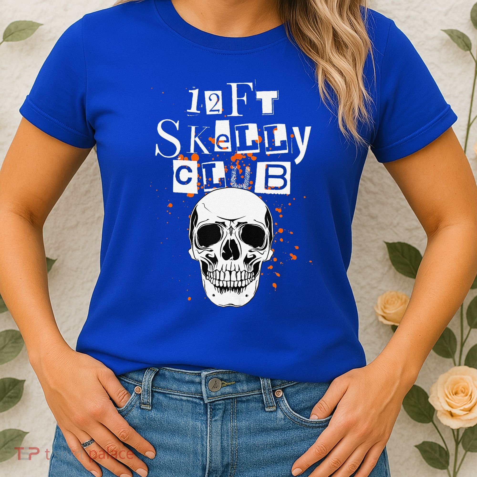 12Ft Skeleton Club Halloween Women's T-Shirt