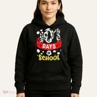 101 School Days Gift Dalmatian Dog 100th Sayings Hoodie thumb 5