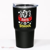 101 School Days Gift Dalmatian Dog 100th Sayings Tumbler thumb 0