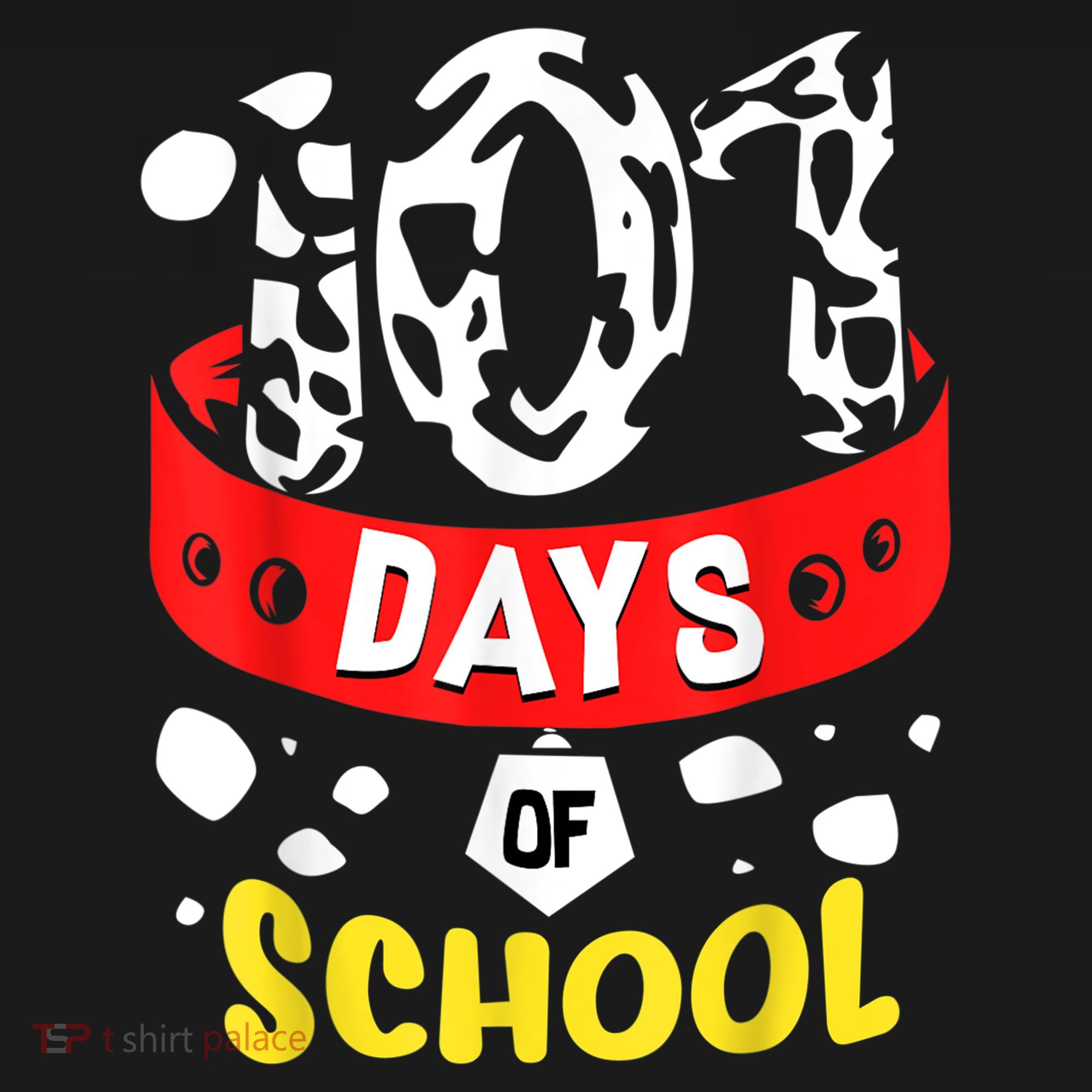 101 School Days Gift Dalmatian Dog 100th Sayings Women's Tank Top
