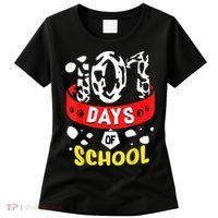 101 School Days Gift Dalmatian Dog 100th Sayings Women's T-Shirt thumb 0