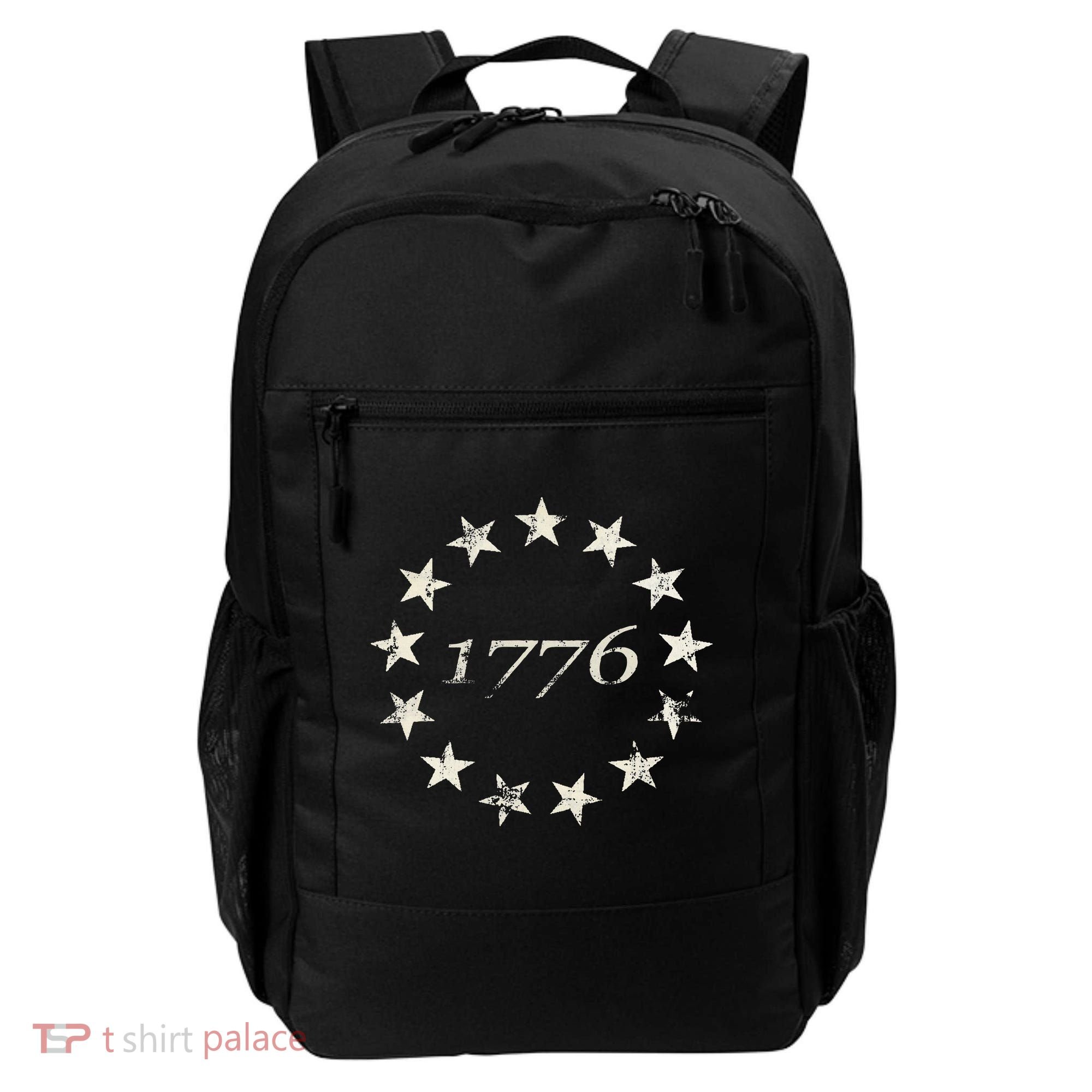 13 Star Flag Betsy Ross Distressed American Flag 1776 Backpack