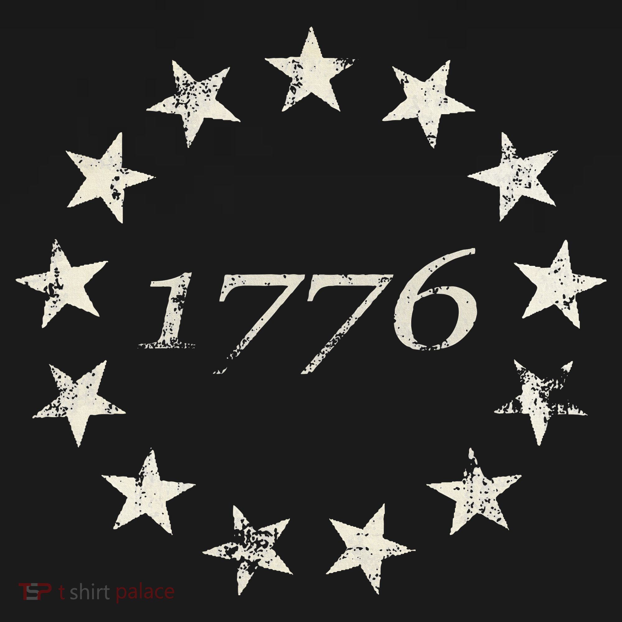 13 Star Flag Betsy Ross Distressed American Flag 1776 Women's Hoodie