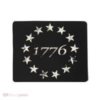 13 Star Flag Betsy Ross Distressed American Flag 1776 Mousepad thumb 0