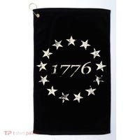 13 Star Flag Betsy Ross Distressed American Flag 1776 Golf Towel thumb 0
