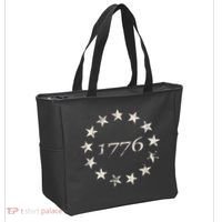 13 Star Flag Betsy Ross Distressed American Flag 1776 Tote Bag thumb 2