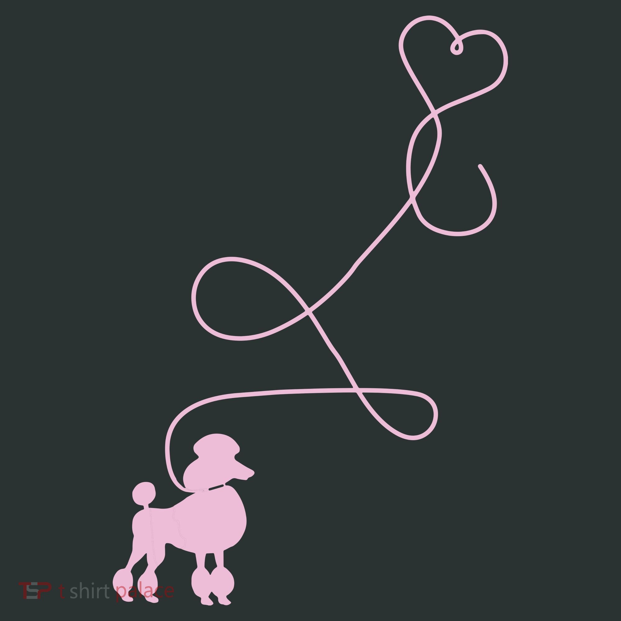 1950s Sock Hop Costume Dog Cute Poodle Heart Sweatshirt