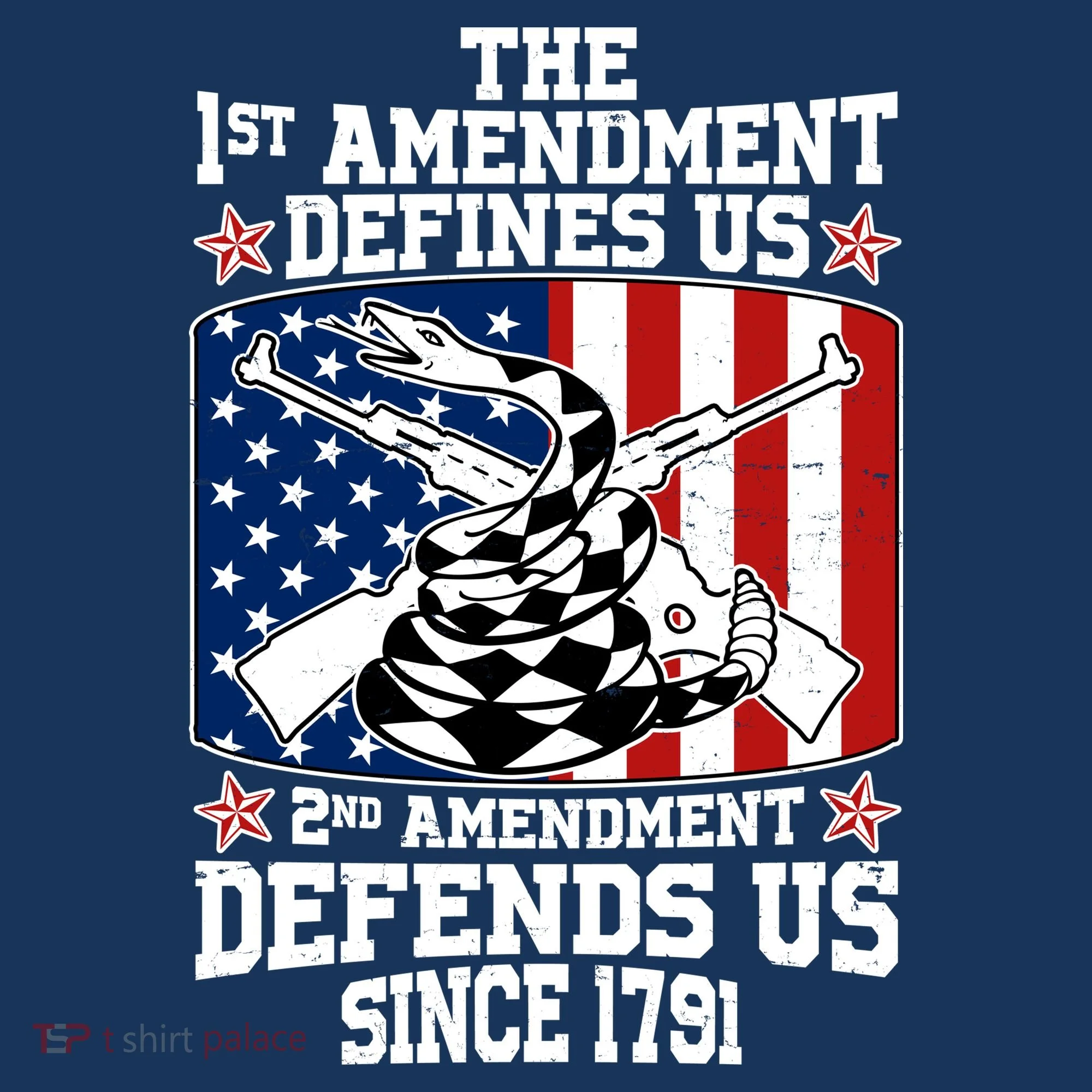 1st Amendment Defines Us 2nd Amendment Defends Us Since 1791 Doggie Tank