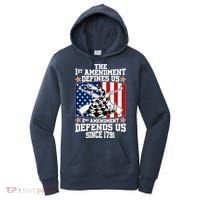 1st Amendment Defines Us 2nd Amendment Defends Us Since 1791 Women's Hoodie thumb 0