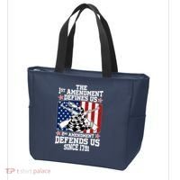 1st Amendment Defines Us 2nd Amendment Defends Us Since 1791 Tote Bag thumb 3