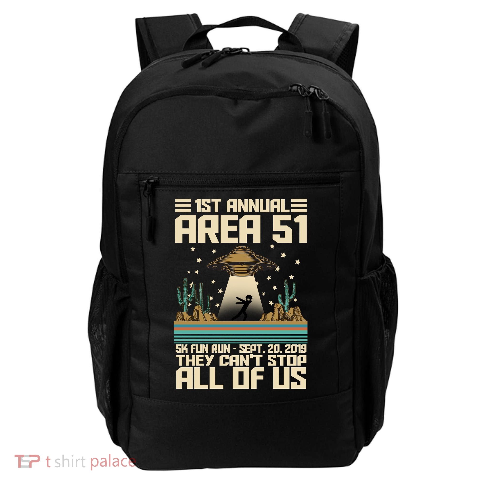 1st Annual Area 51 5k Fun Run Cant Stop Us  Backpack