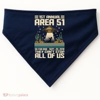 1st Annual Area 51 5k Fun Run Cant Stop Us  USA-Made Doggie Bandana thumb 0