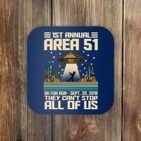 1st Annual Area 51 5k Fun Run Cant Stop Us  Coaster thumb 0
