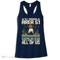 1st Annual Area 51 5k Fun Run Cant Stop Us  Women's Tank Top thumb 0