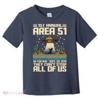 1st Annual Area 51 5k Fun Run Cant Stop Us  Toddler T-Shirt thumb 0