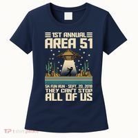 1st Annual Area 51 5k Fun Run Cant Stop Us  Women's T-Shirt thumb 0