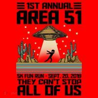 1st Annual Area 51 5k Fun Run Cant Stop Us  Santa Hat thumb 1