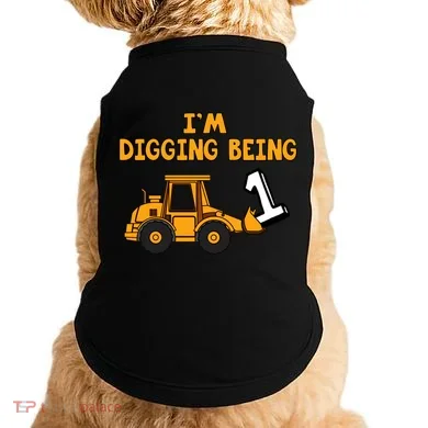 1st Birthday I'm Digging Being One Doggie Tank